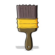 cartoon paint brush N32