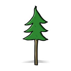 cartoon tree symbol N4