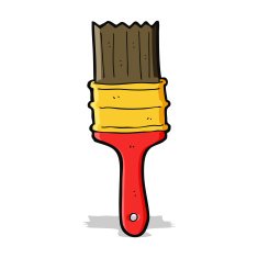 cartoon paint brush N33