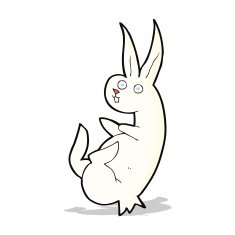 cue cartoon rabbit N4