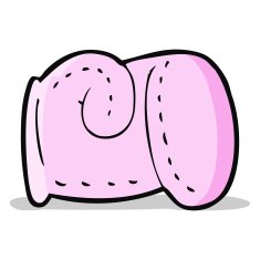 cartoon pink boxing glove N4