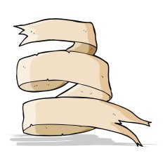 old scroll banner cartoon N3