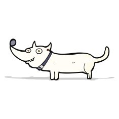 cartoon happy dog N28