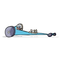 cartoon drag racer N4