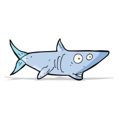 Cartoon Happy Shark N12