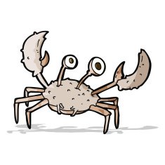 Cartoon Crab N26