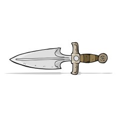 Cartoon Dagger N14