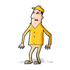 cartoon shocked man N55