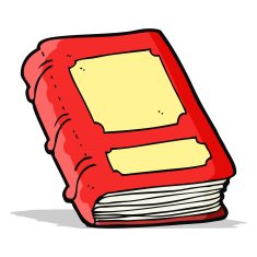 cartoon old book N7