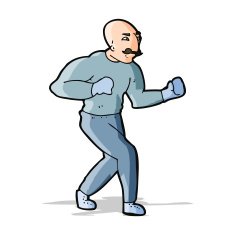 cartoon victorian boxer N3