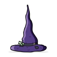 cartoon spooky witches hat N8