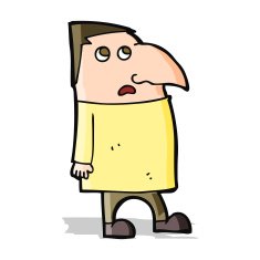 cartoon worried man N37