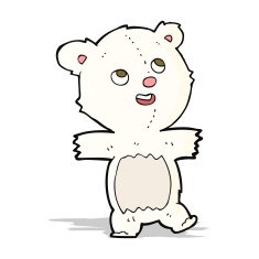 Cartoon Polar Bear N63