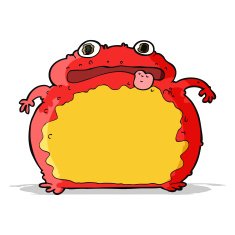 cartoon funny frog N7