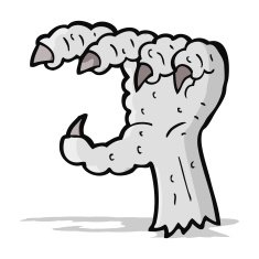 cartoon bird claw N3