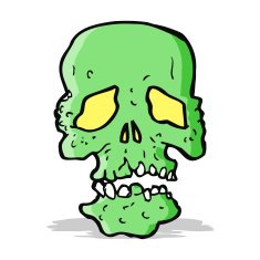 Cartoon Skull N50