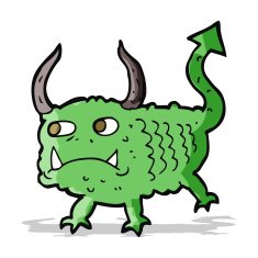 cartoon little demon N11