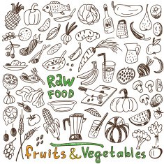 natural food doodles