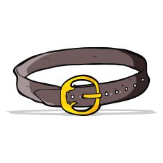 cartoon old belt N4