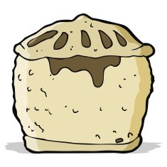 Cartoon Meat Pie N12