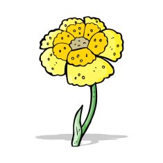 cartoon flower N211