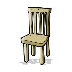 cartoon wooden chair N6