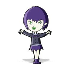 Cartoon Vampire Girl N85