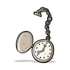 cartoon old watch N3