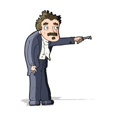 cartoon man trembling with key unlocking N4