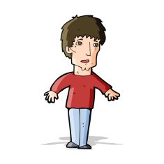 cartoon surprised man N55