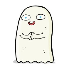 funny cartoon ghost N32