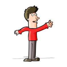 Cartoon Man Reaching N4
