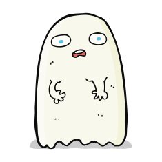 funny cartoon ghost N33