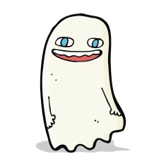 funny cartoon ghost N36