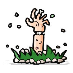 cartoon zombie arm N4