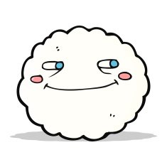cartoon happy cloud N7