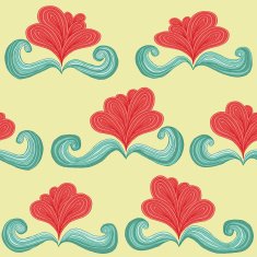 floral seamless pattern N36