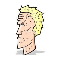 cartoon angry face N10