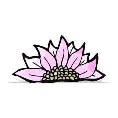 cartoon flower N215