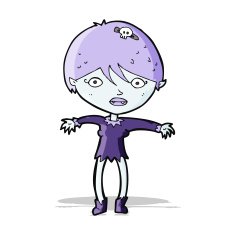 Cartoon Vampire Girl N89