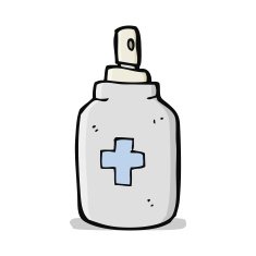 cartoon antiseptic spray N4