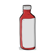 Cartoon Water Bottle N48