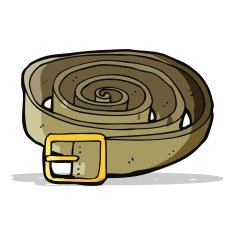 cartoon leather belt N10