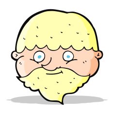 cartoon bearded man N26