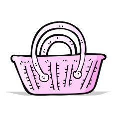 Cartoon Basket N4