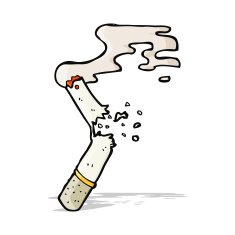 cartoon broken cigarette N3