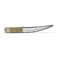 Cartoon Kitchen Knife N16