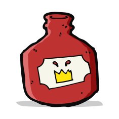 cartoon old bottle N3
