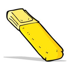 cartoon highlighter pen N4