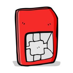 cartoon sim card N4
